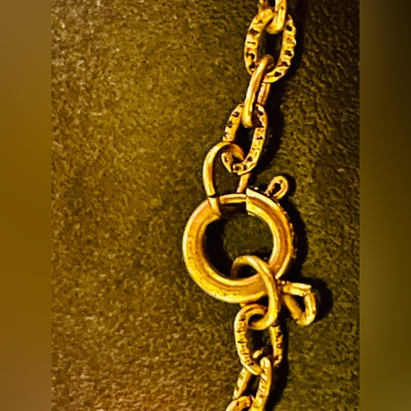 Vintage Handpainted Porcelain Floral Brooch/ Pendant Necklace - Picture 5 of 10